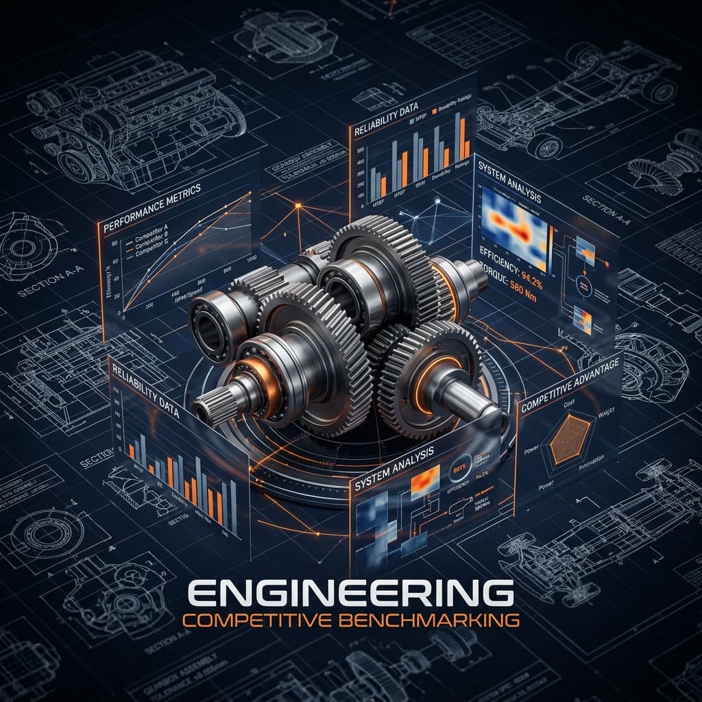 Industrial Engineering: AI-powered competitive product benchmarking.